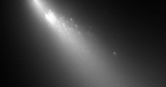 Observations of the SW 3 comet, above, suggest that comets may have less diverse chemical compositions than thought.