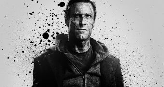 Aaron Eckhart as Dr. Frankenstein’s immortal monster in upcoming film