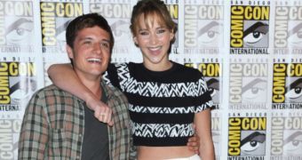 Josh Hutcherson and Jennifer Lawrence bring “The Hunger Games: Catching Fire” at Comic-Con 2013