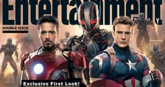 Ultron lands his very first magazine cover, shares the spotlight with Iron Man and Captain America