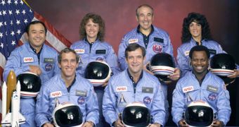 Image showing the late crew of the space shuttle Challenger