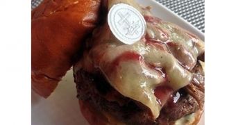 The “Ghost” burger includes communion bread