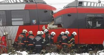 2 trains collided in Vienna, no fatalities were registered