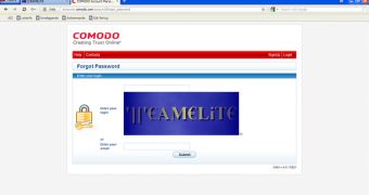 Comodo website vulnerable to XSS attack