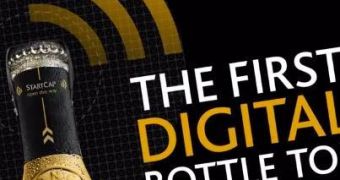 World's first digital bottle cap