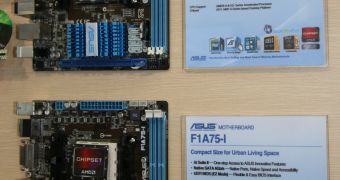 Asus F1A75-I and F1A75-I Deluxe AMD Llano mini-ITX motherboards