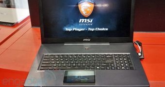 Computex 2013: MSI Prototype Laptop with Touchscreen Touchpad