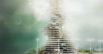 Concept skyscraper would use air pollution to self-propagate