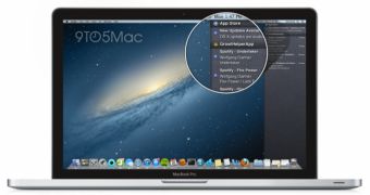 MacBook Pro Retina display mockup