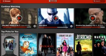 Netflix tablet application facelift