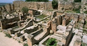 Ruins of ancient Carthage, capital of the Phoenician civilization