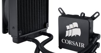 Corsair Hydro H60 water-cooling system jointly developed with CoolIT