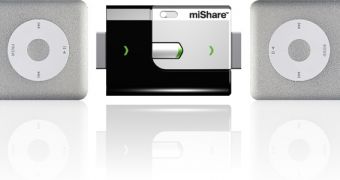 miShare helps iPod owners easily share files and playlists between portable media players developed by Apple Inc.