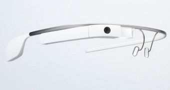 Google Glass augmented reality headset