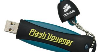 New 64 GB Corsair Voyager USB flash drive