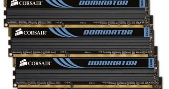 Corsair Dominator quad-channel memory