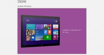 Windows 8.1 is offered for free to Windows 8 users