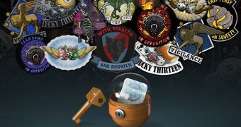 The stickers are popular in CS:GO