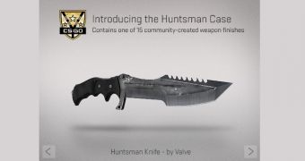 The new Huntsman knife in CS:GO