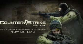 Counter Strike: Source banner - Mac availability
