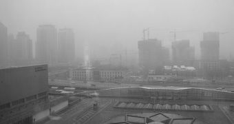 The Chinese capital Beijing is one of the most polluted cities in the world. It's covered all the time by a thick layer of smog.
