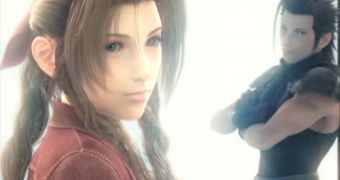 Aeris and Zack, at the end of Advent Children