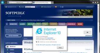 IE10 is one of the versions that got patched today