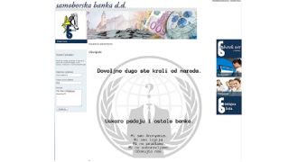 Croatian Banks Karlovacka and Samoborska Hacked by Anonymous
