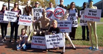 PETA supporters dismiss natural fur