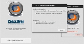CrossOver Wine Front-End Updated with Support for Ubuntu 14.04.2 LTS and Gentoo Linux