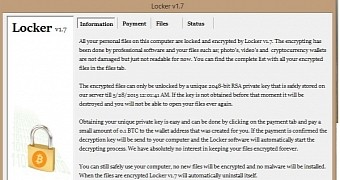 Ransom message from Locker