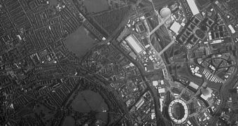 This image of the Olympic Village, in London, was collected by the ESA Proba-1 CubeSat