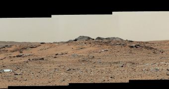 A sight seen by Curiosity on its 343rd sol on Mars, July 24, 2013