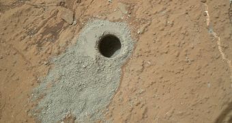 Curiosity Drills Second Martian Rock Target