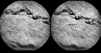 ChemCam's laser was tested again on August 25, 2012 (sol 19)