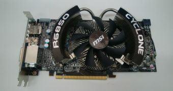 MSI R6850 Cyclone Power Edition unboxed