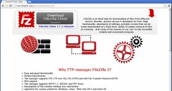 Hacked website serves rogue version of FileZilla