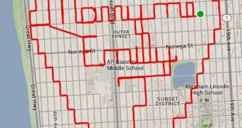 Cyclist Proposes with Heart-Shaped San Francisco GPS-Mapped Bike Route