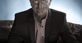 Czech Presidential Candidate's Face Is Fully Covered with Tattoos