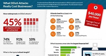 DDoS Attacks Cost $40,000 / €32,180 per Hour on Average