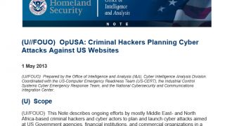 DHS report on OpUSA