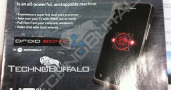 Motorola DROID Bionic in Best Buy ad