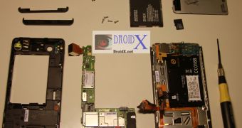 DROID X torn to pieces