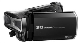 DXG-5F9V glasses-free 3D camcorder