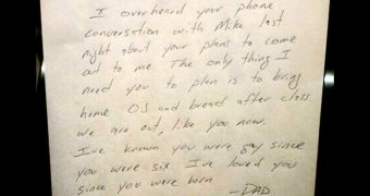 Dad writes son Nate about his feelings for him staying the same once he comes out