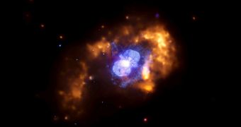 Artistic impression of Eta Carinae as the star closes to the end of its life