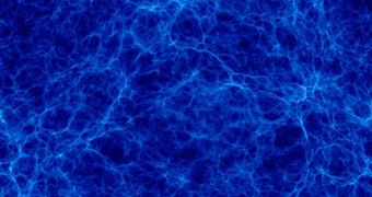 This is how dark matter was distributed across the Universe about 800 million years after the Big Bang