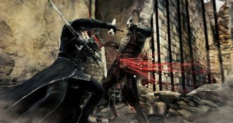 Slice up foes in the Dark Souls 2 beta