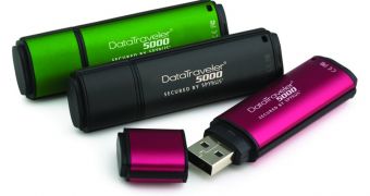 Kingston launches ultra-secure DataTraveler 5000 USB flash drives