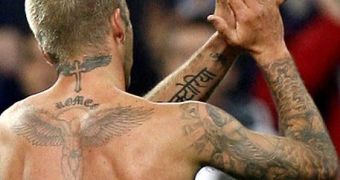 David Beckham got a new “secret” tattoo on his chest
